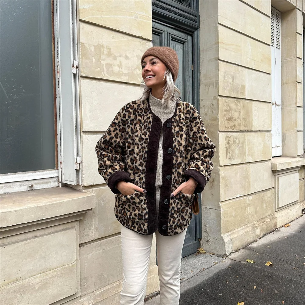 Solveig - Luxe Leopard-mønster vest