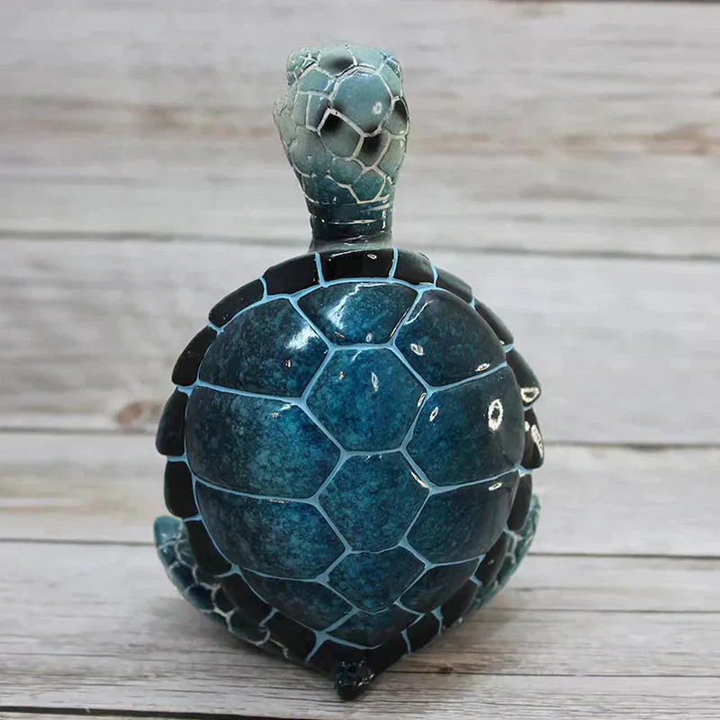 ZenTurtle dekorativ figur - afslappende design med fine oplysninger