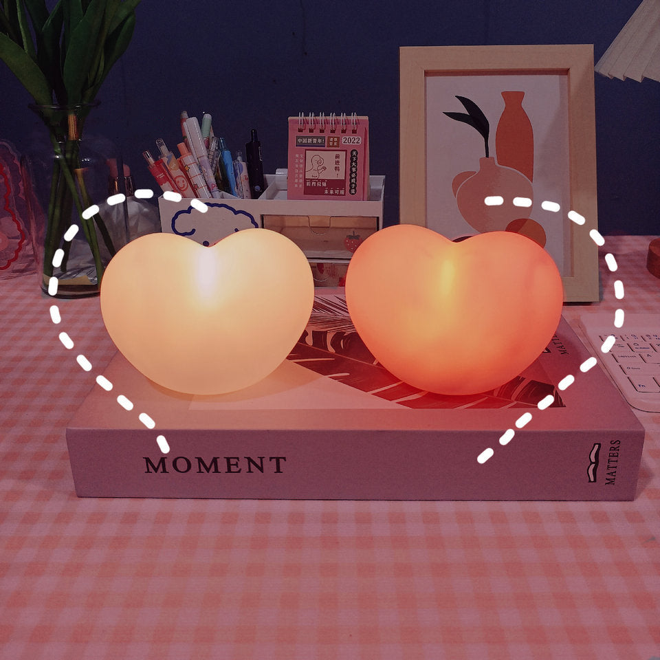 GlowHeart - Hjerteformet LED nattlys