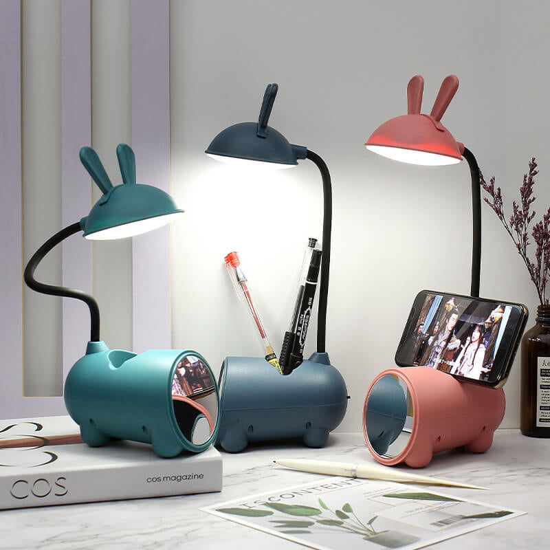 LumiBunny - LED-bordlampe med berøringskontroll og pennholder