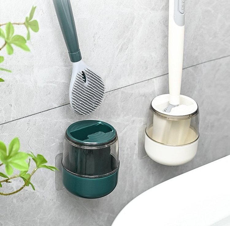 FlexScrub Smart toalettbørste med fleksible børster og innebygd rengjøring