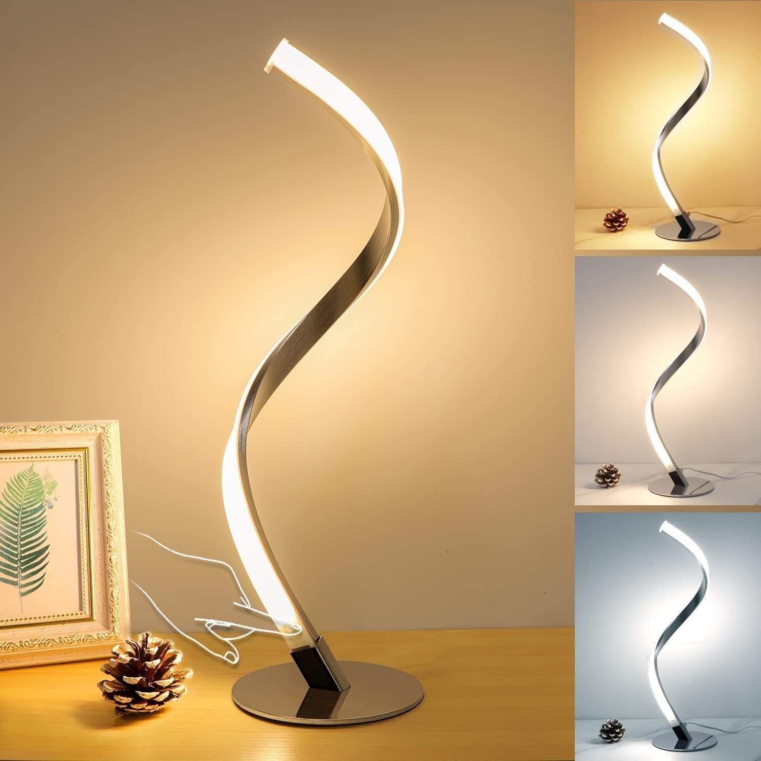 LumiSwivel - Moderne LED-bordlampe med dreibart design