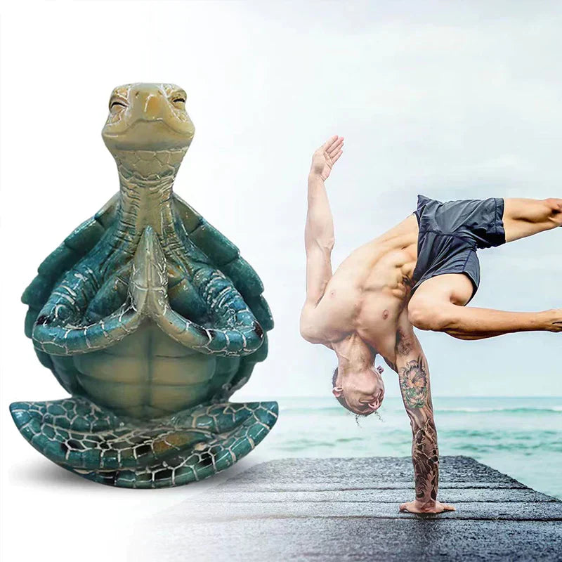 ZenTurtle dekorativ figur - afslappende design med fine oplysninger