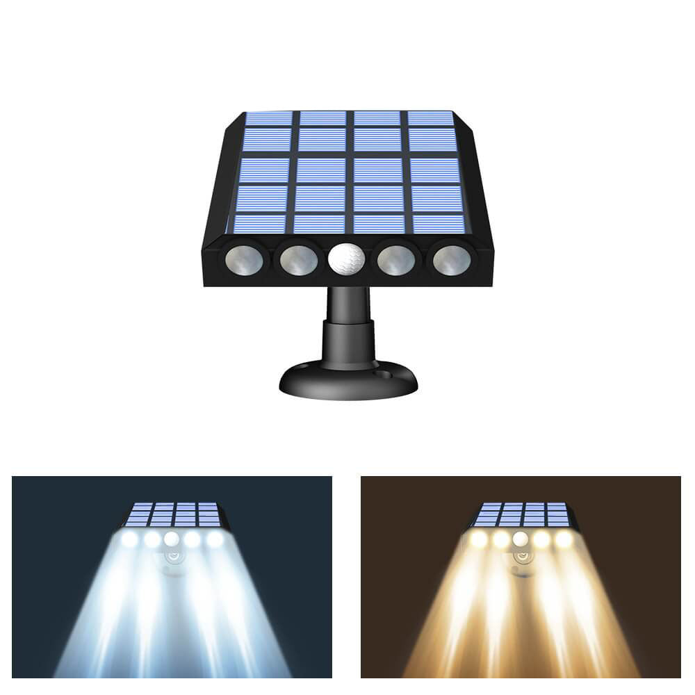 LumaBeam 5 LED utendørs vegglampe - Sikkerhetslampe med bevegelsessensor