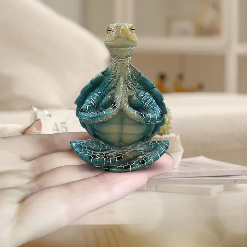 ZenTurtle dekorativ figur - afslappende design med fine oplysninger