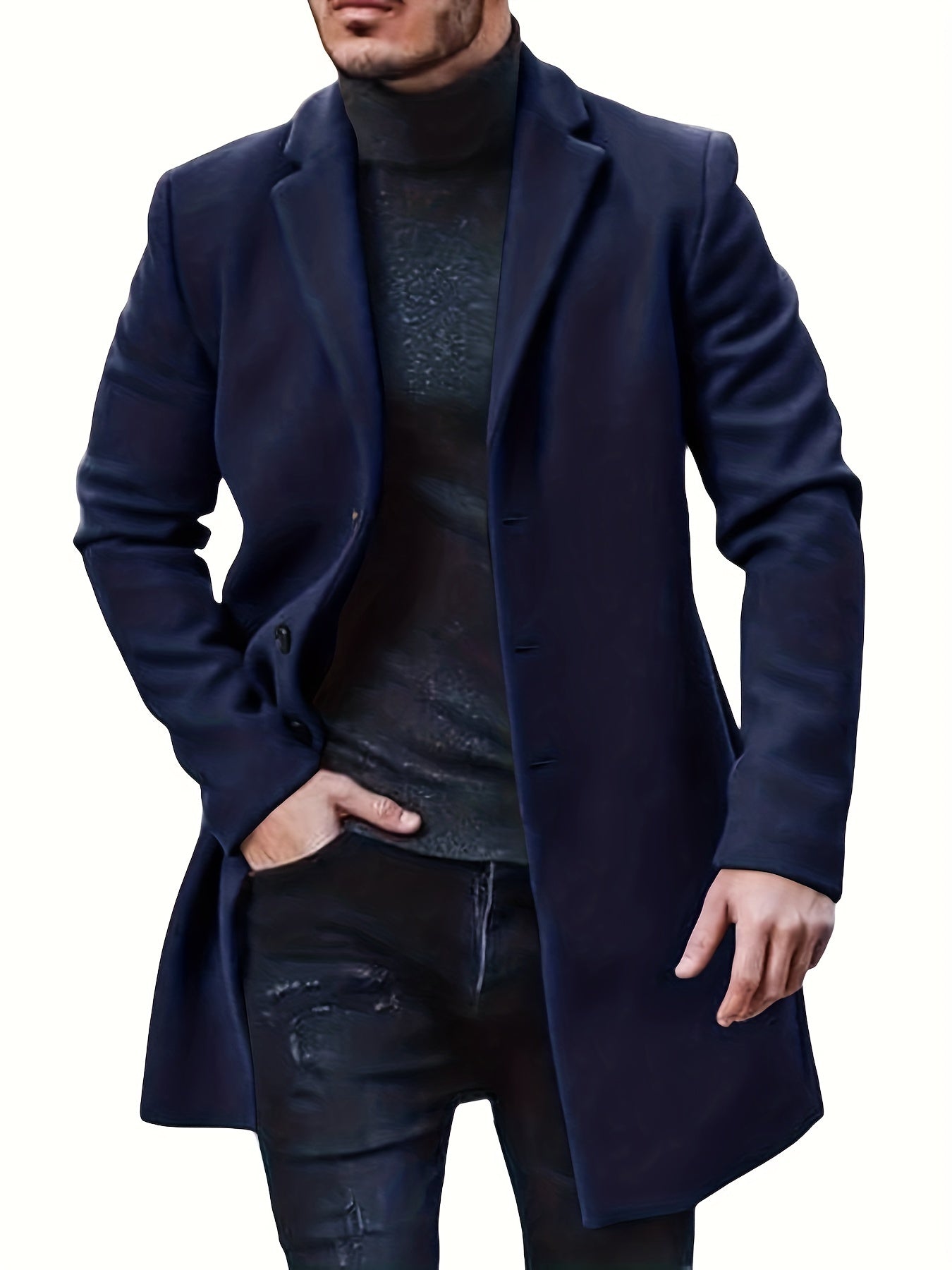 Hudson Klassisk knappestolpe Trench Coat