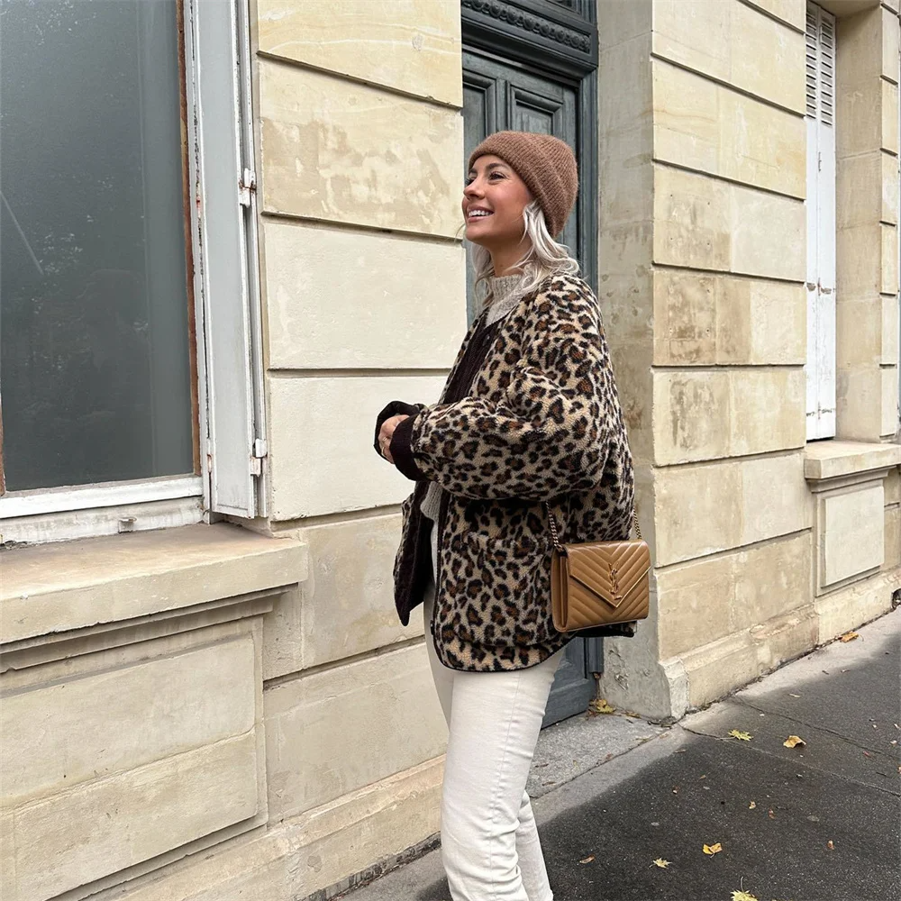 Solveig - Luxe Leopard-mønster vest