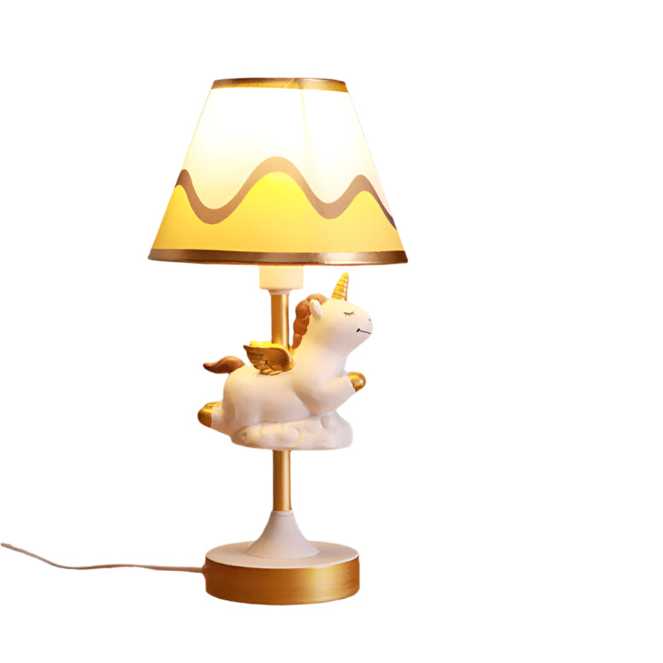 Twinklehorn – Eselformet stoffbordlampe for kontorer
