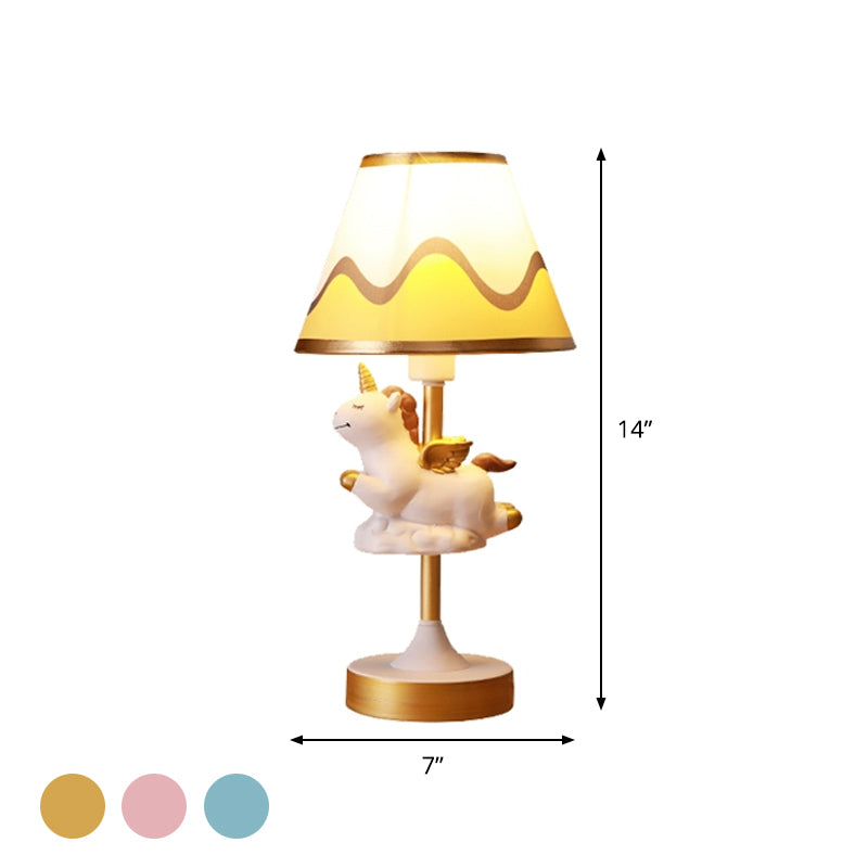 Twinklehorn – Eselformet stoffbordlampe for kontorer