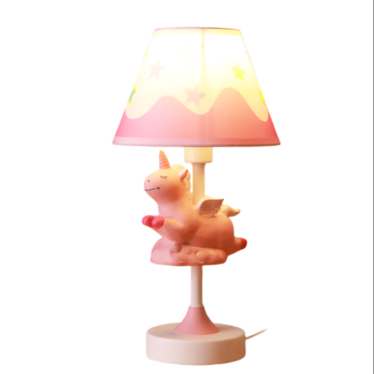 Twinklehorn – Eselformet stoffbordlampe for kontorer