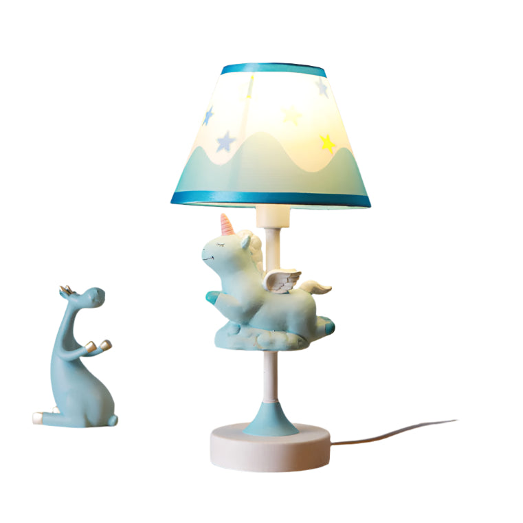 Twinklehorn – Eselformet stoffbordlampe for kontorer