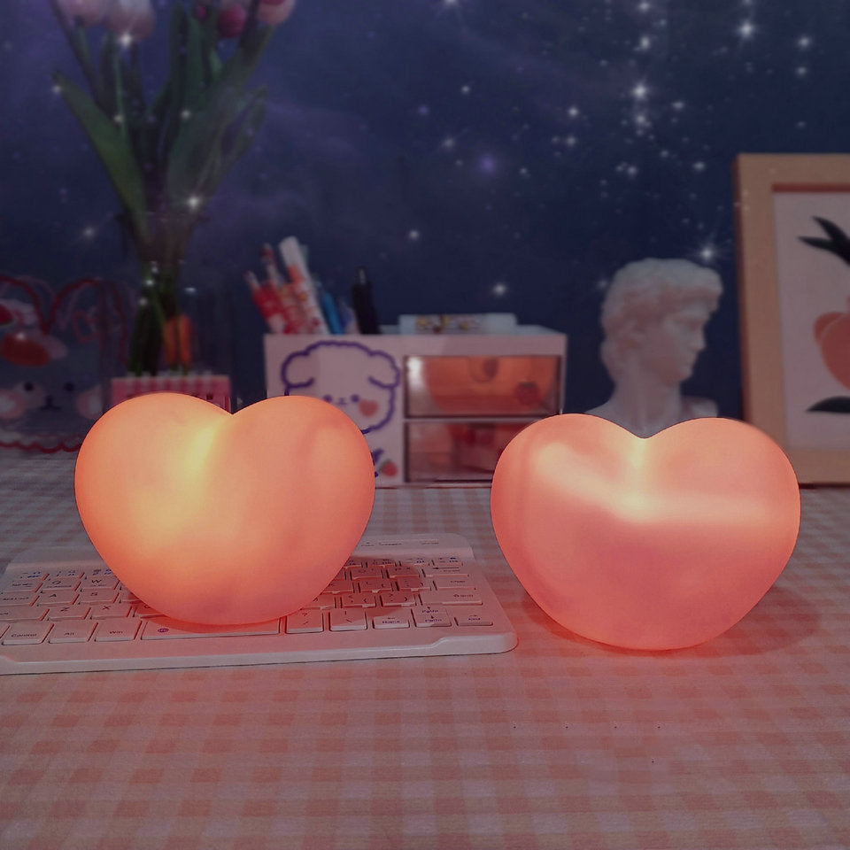 GlowHeart - Hjerteformet LED nattlys