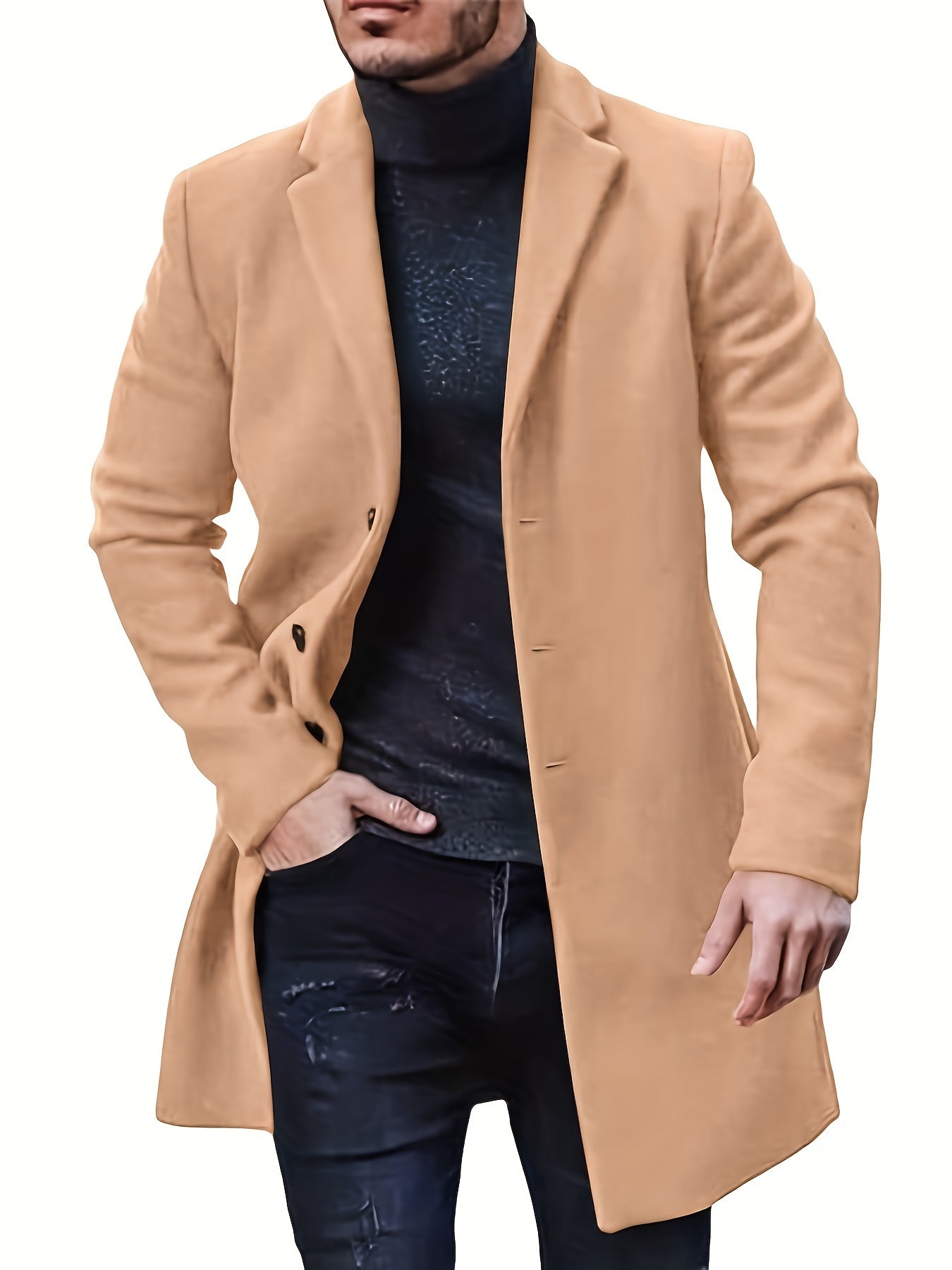 Hudson Klassisk knappestolpe Trench Coat