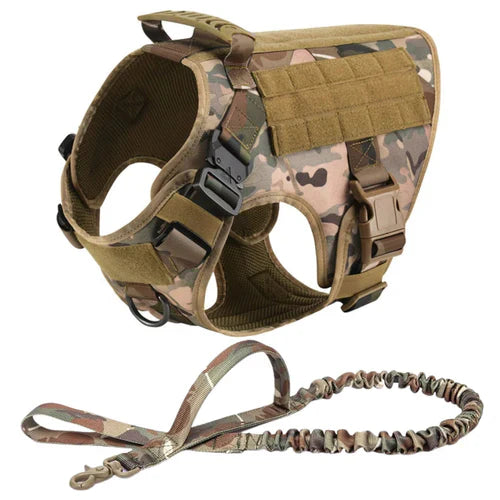 PawsSecur Taktisk Vest for hunder – Anti-pull sele med justerbare paneler