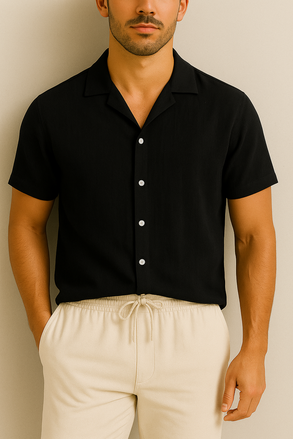 Troy – Herresett med sommerskjorte og -bukser i lin – Summer Chic