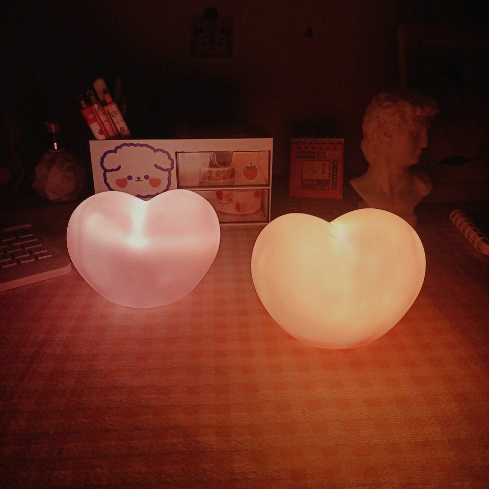 GlowHeart - Hjerteformet LED nattlys