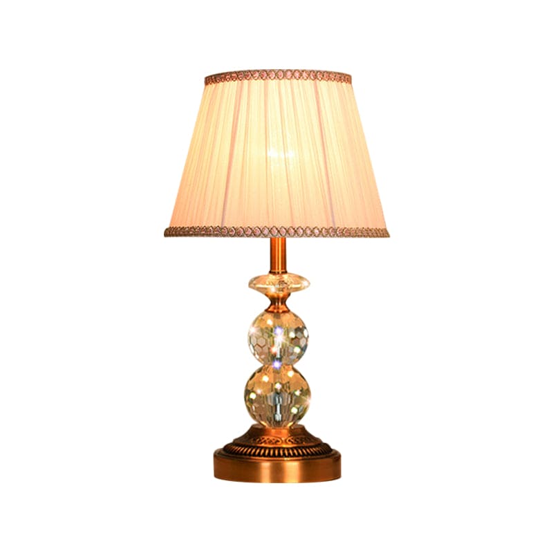LumiCrystal - Elegant bordlampe med fasetterte krystallkuler