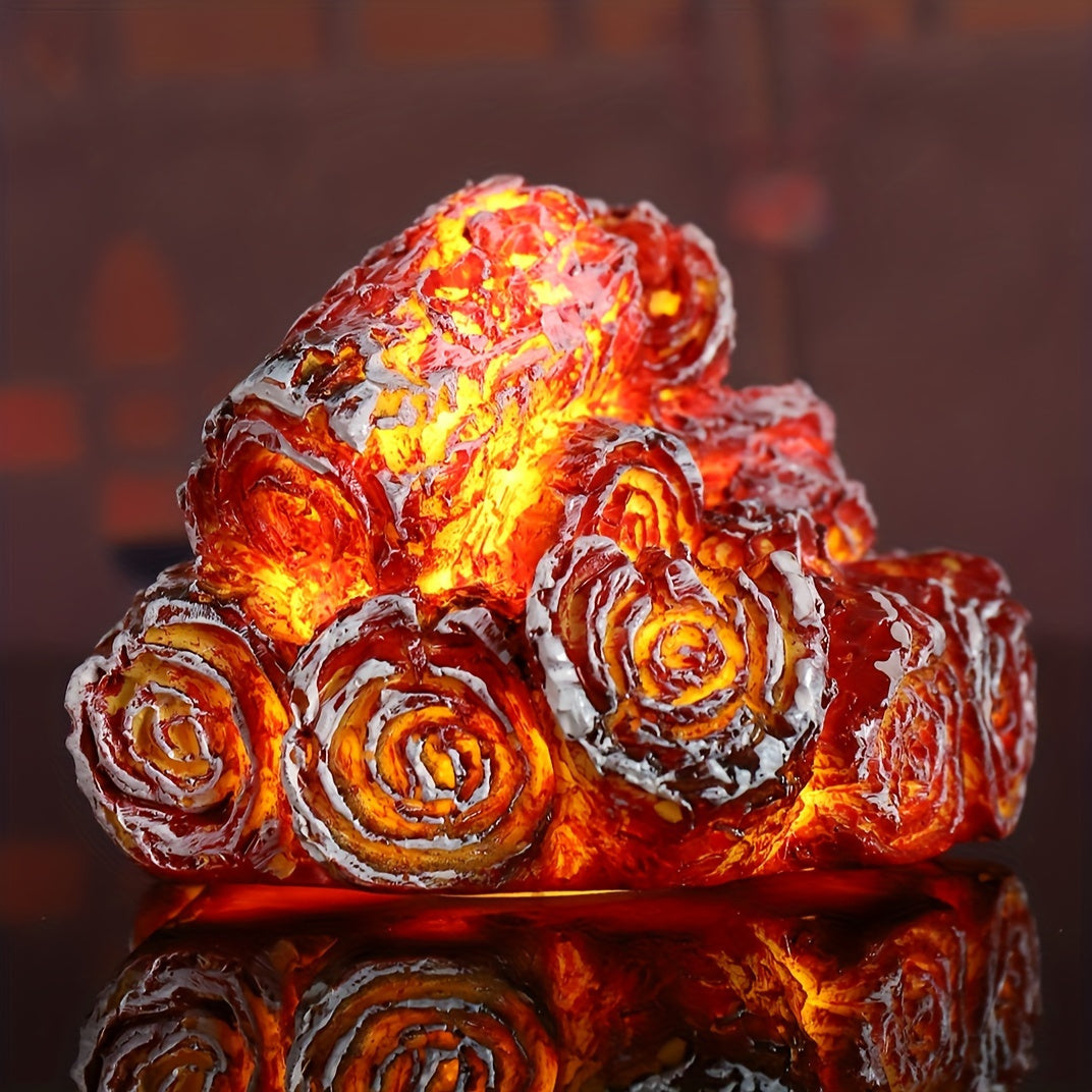 GlowFlame LED-kulebelysning - realistisk flammeeffekt for koselig belysning