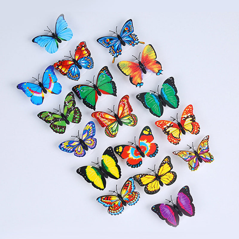LumiWings - 3D fargerik LED sommerfugl nattlys
