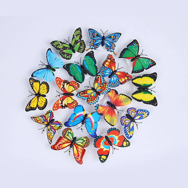 LumiWings - 3D fargerik LED sommerfugl nattlys