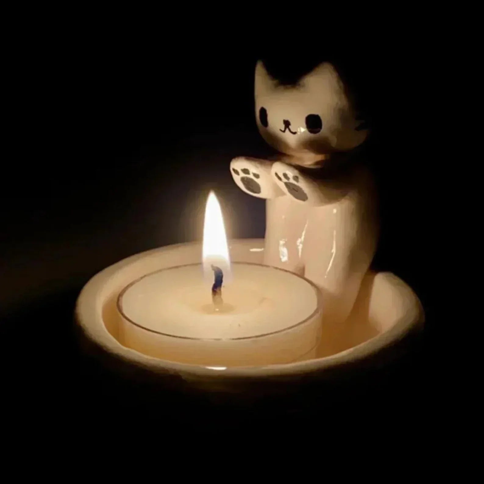 LumoPaws telysestake - sjarmerende kattedesign for hygge og atmosfære