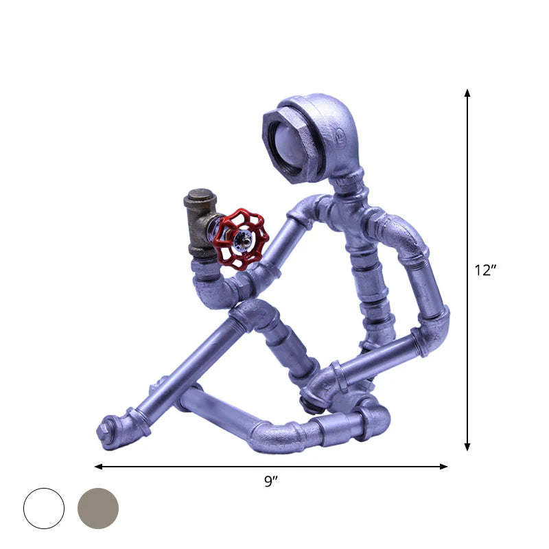 MechForma Industriell bordlampe - kreativ menneskeformet design