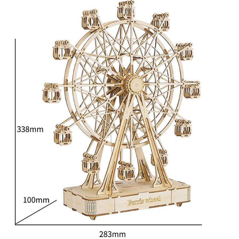 SpinCrafter - 3D pariserhjul puslespill i tre