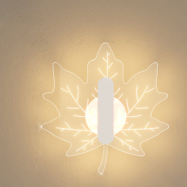 Moderne Leaf Nordic LED-vegglampe for en koselig atmosfære