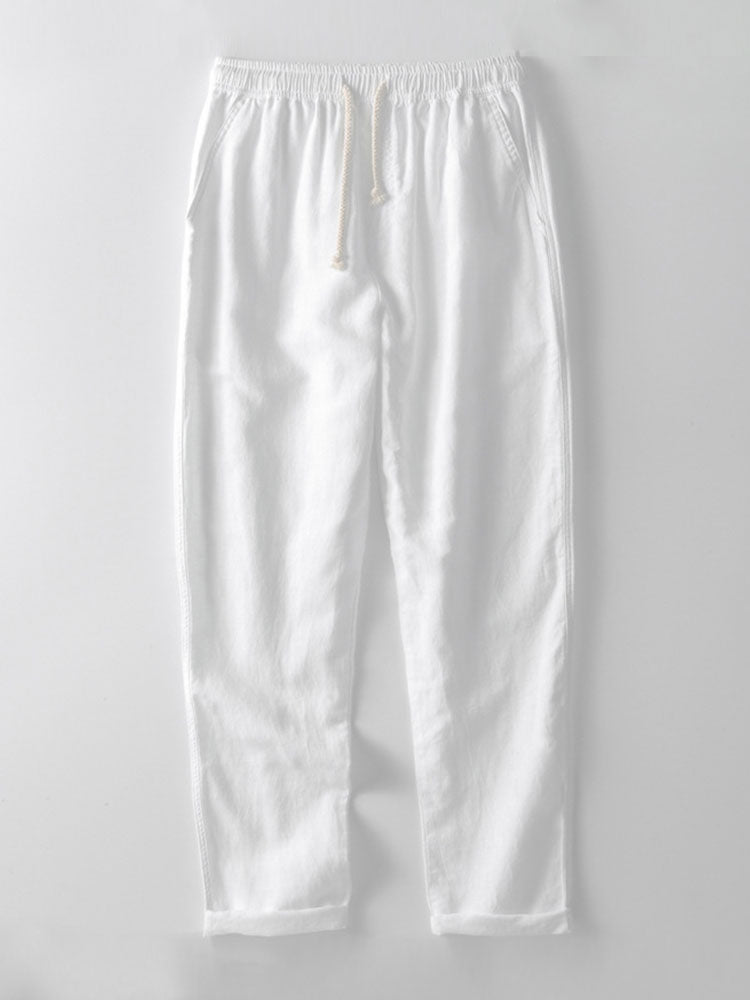 Troy – Herresett med sommerskjorte og -bukser i lin – Summer Chic