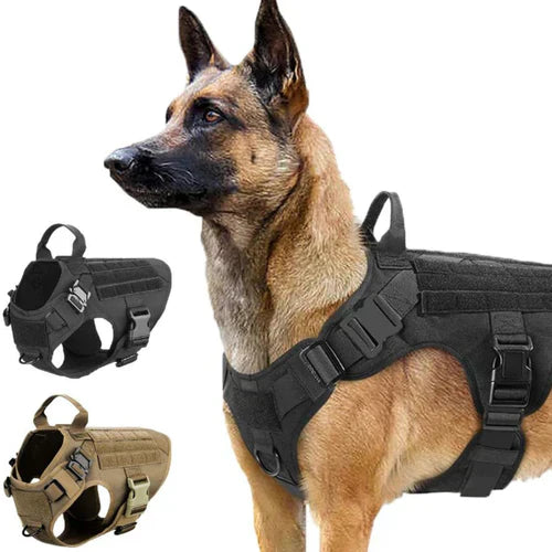 PawsSecur Taktisk Vest for hunder – Anti-pull sele med justerbare paneler