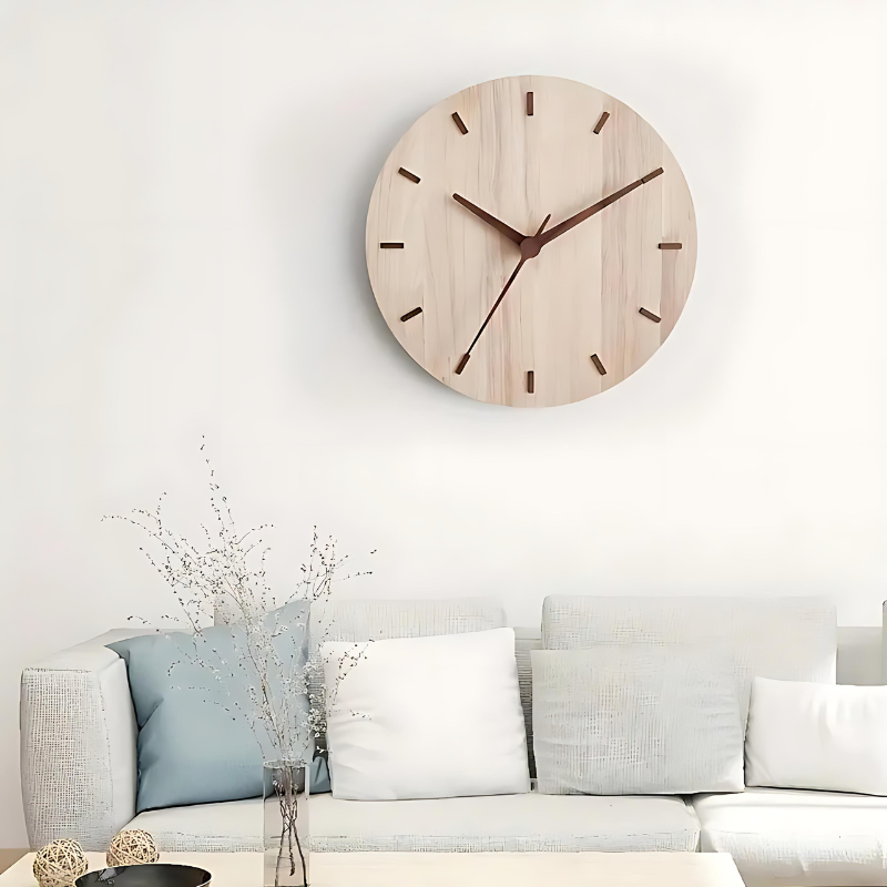LumiTime Minimalistisk veggklokke – Eleganse for interiøret ditt