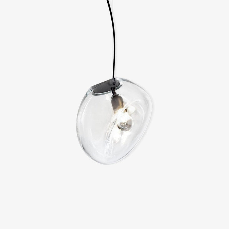 Dråbelux Elegant Glass Pendellampe – Stilig Takbelysning med Mykt Lys