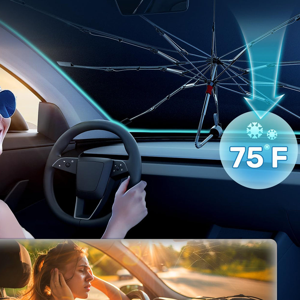 CoolGuard Pare-soleil Forrude - Effektiv UV-beskyttelse og forfriskende solskjerming for bilen