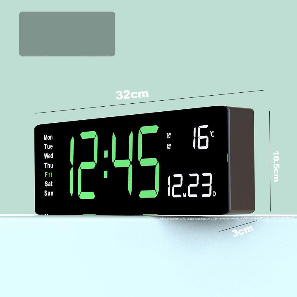 LumiTime Elegant digitalklokke - moderne design og opplyst display