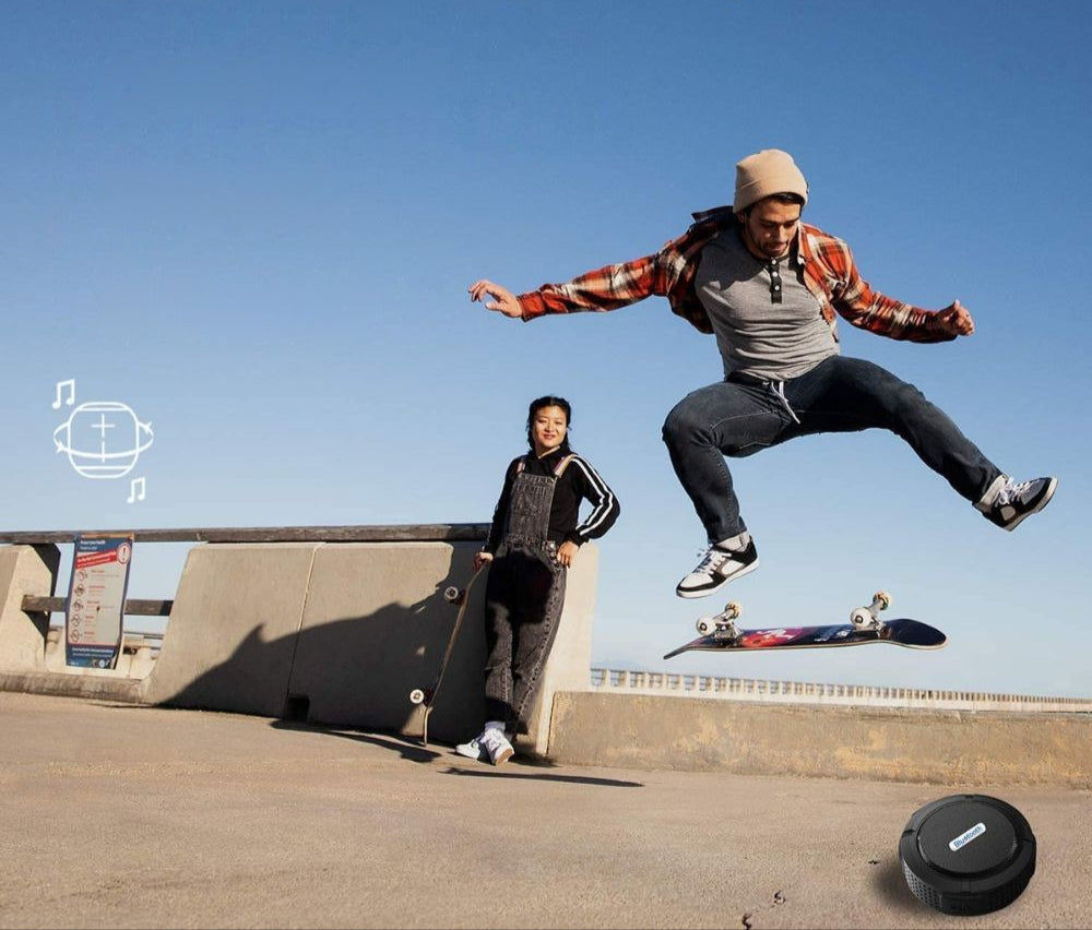 SoundGrip bærbar Bluetooth-høyttaler – Trådløs og vanntett med sugekopp