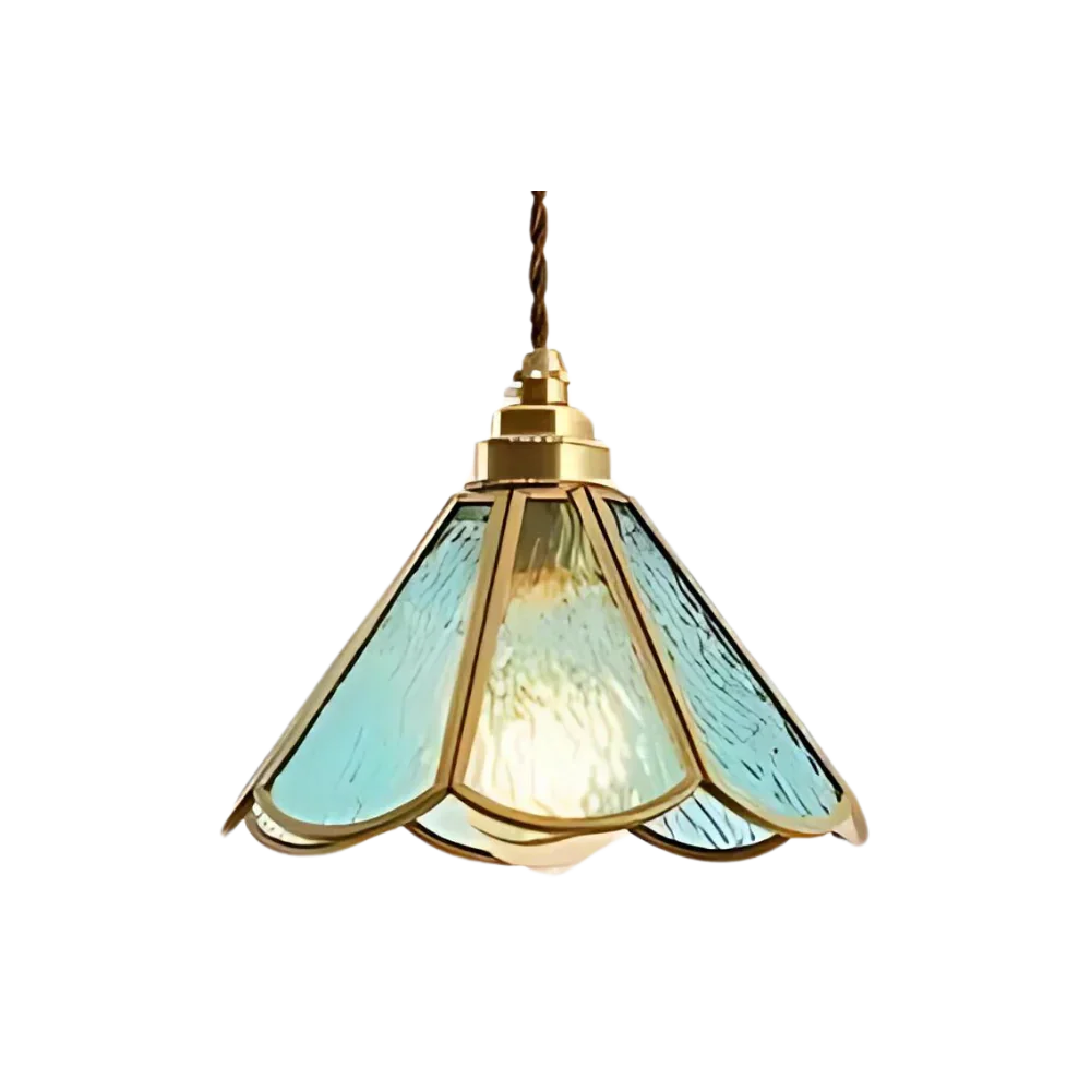 LumiGlas pendellampe – elegant belysning med teksturert glassskjerm
