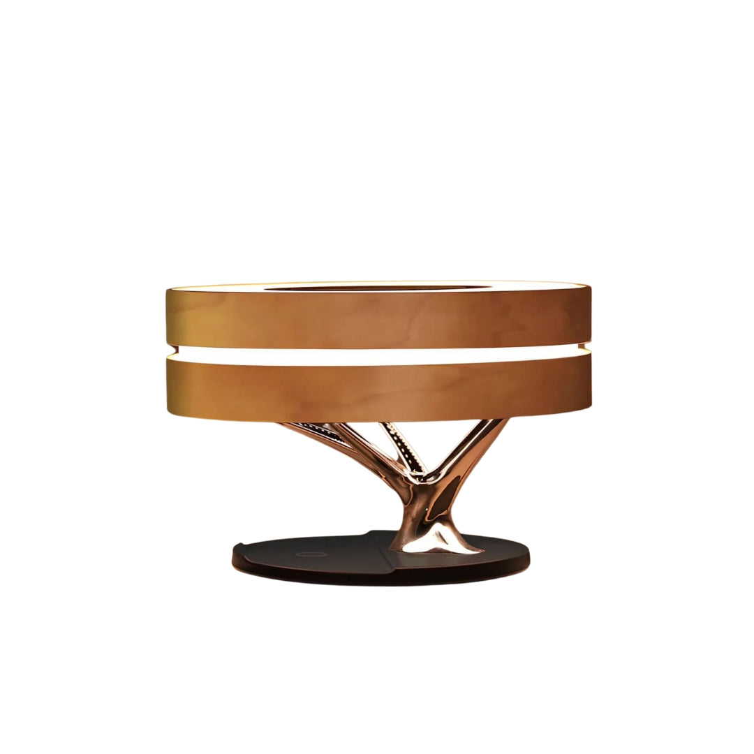LumiNest LED-bordlampe – varmt lys og minimalistisk naturlig design