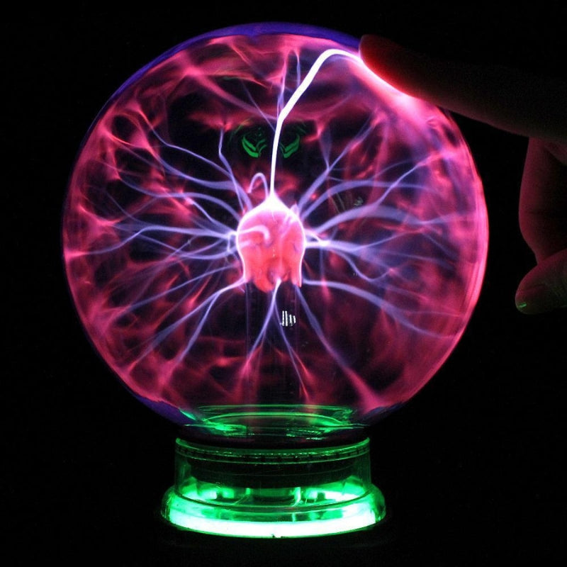 ElectroGlow - Interaktiv plasmaball med livlige streamere