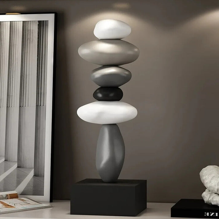 StoneBalance - Moderne balansert skulptur i stein