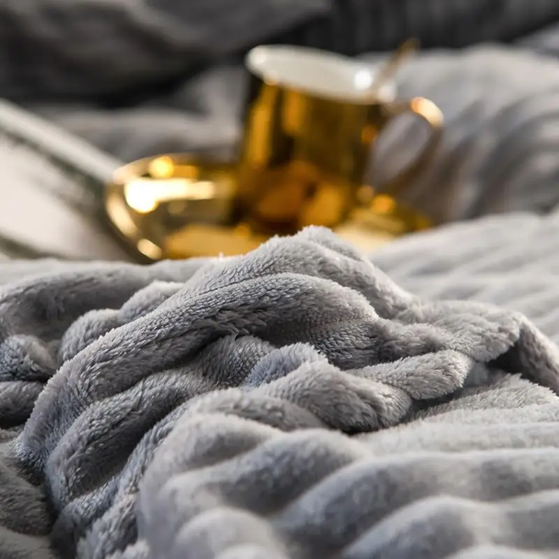 Fluffy Haven mykt plysjteppe – ultimat komfort og varme