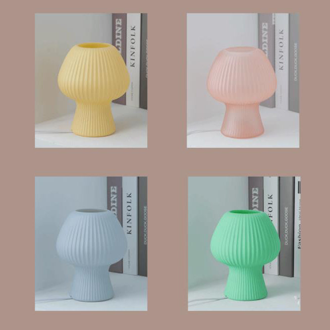 LumiMuse Vintage nattbordslampe i glass – justerbar LED-nattlampe