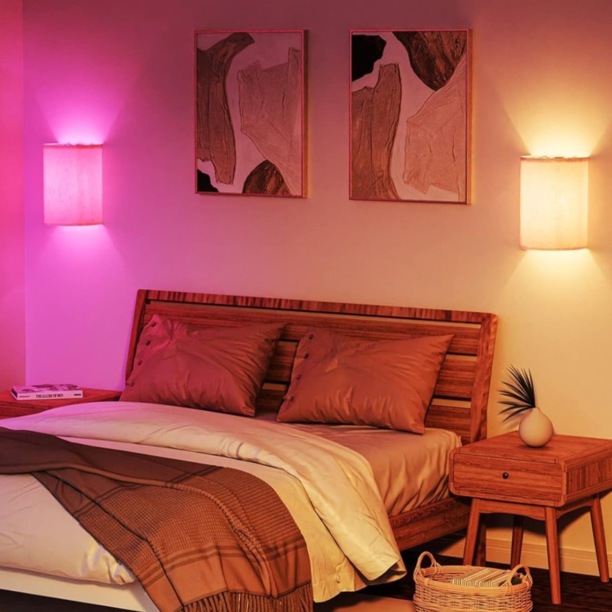 GlowForma - Minimalistiske vegglamper i stoff