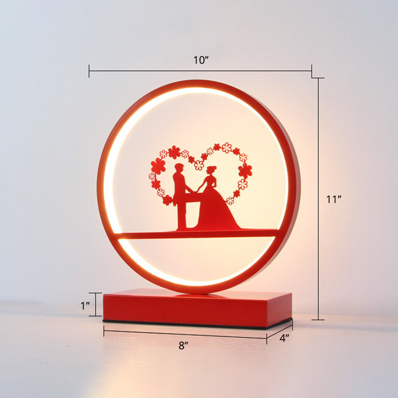 Lumeloop – Moderne romantisk Loop-bordlampe
