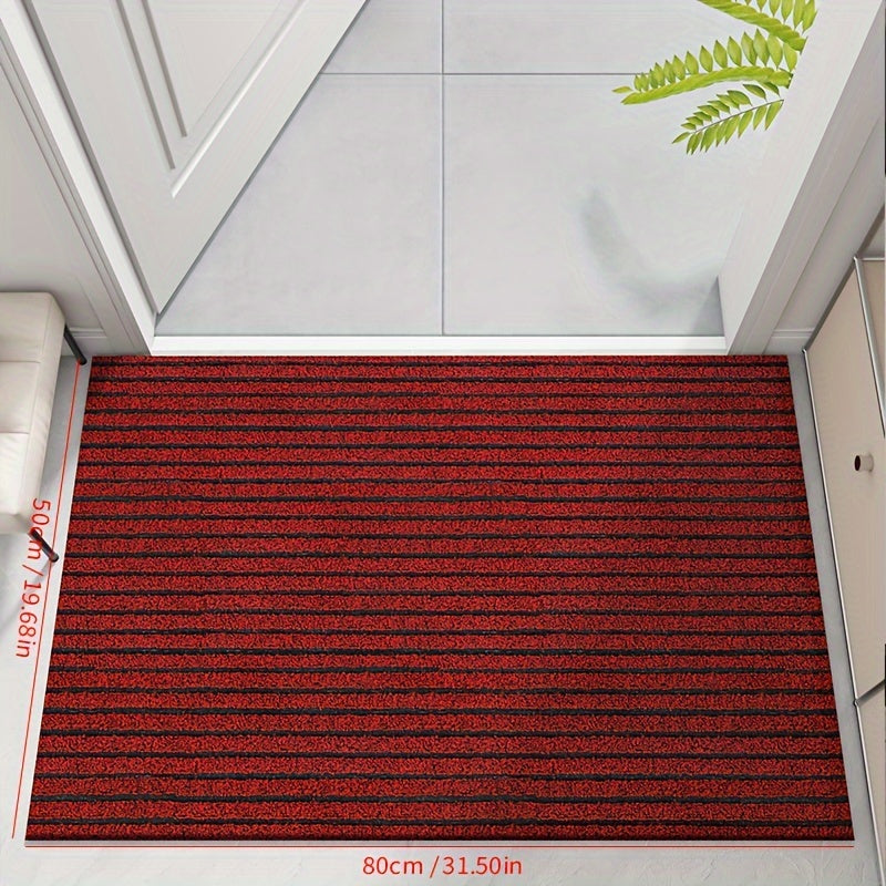 StripeShield Entréteppe - effektiv smussoppsamling og stilig design