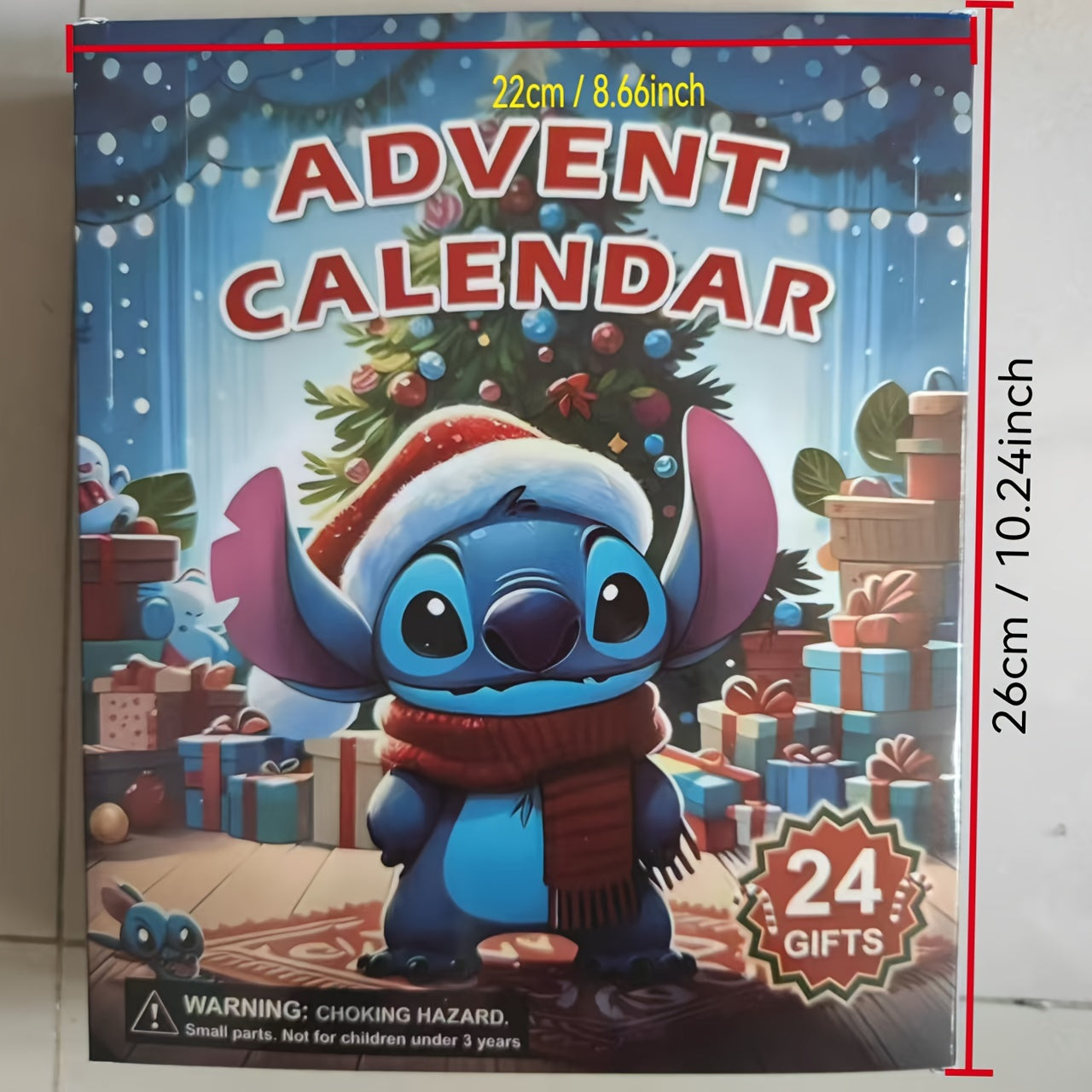 Stitch Adventskalender-lekesett | 24 deler interaktiv juleoverraskelse