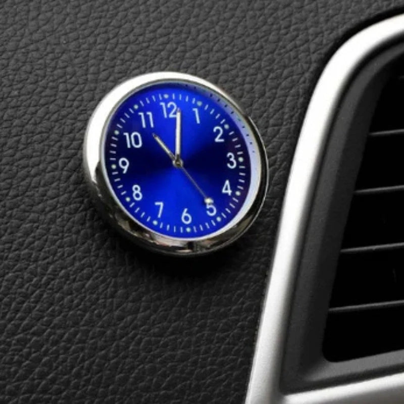 AutoTime Mini Rund Analog Klokke for Bilinteriør