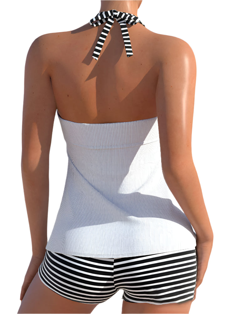 AquaChic - Tankini-sett med halterhals