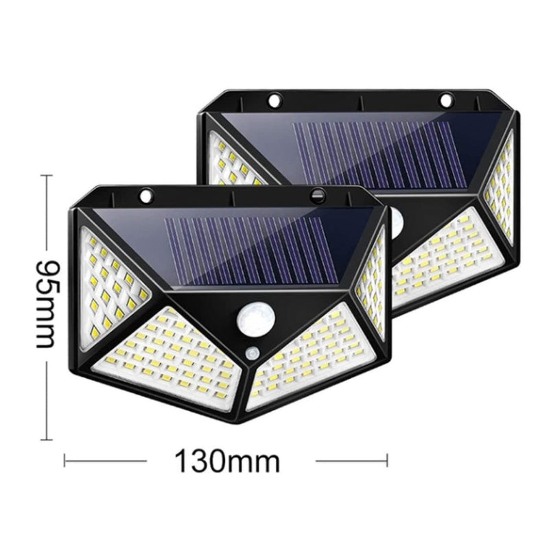 EcoBright solcellelampe med bevegelsessensor
