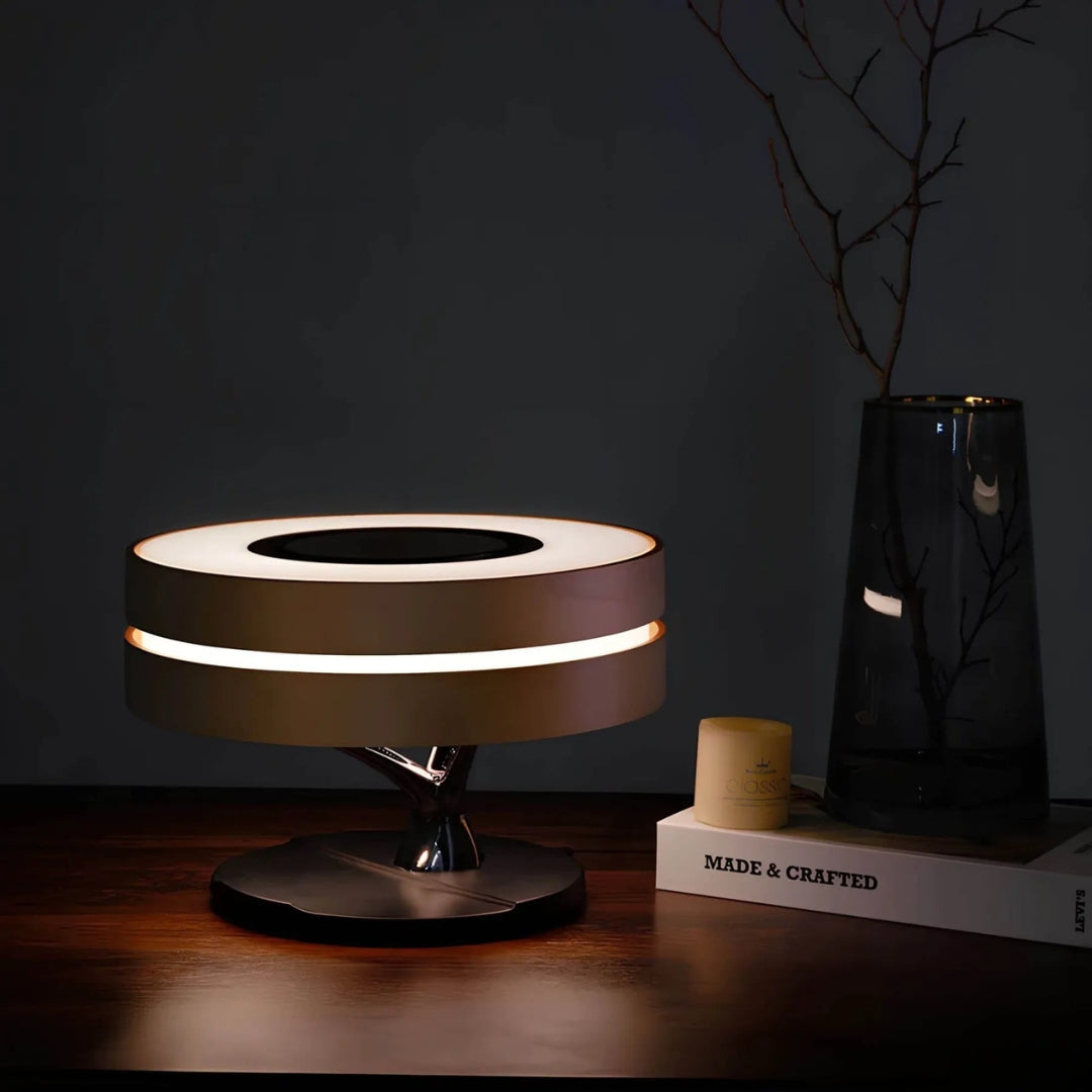 LumiNest LED-bordlampe – varmt lys og minimalistisk naturlig design