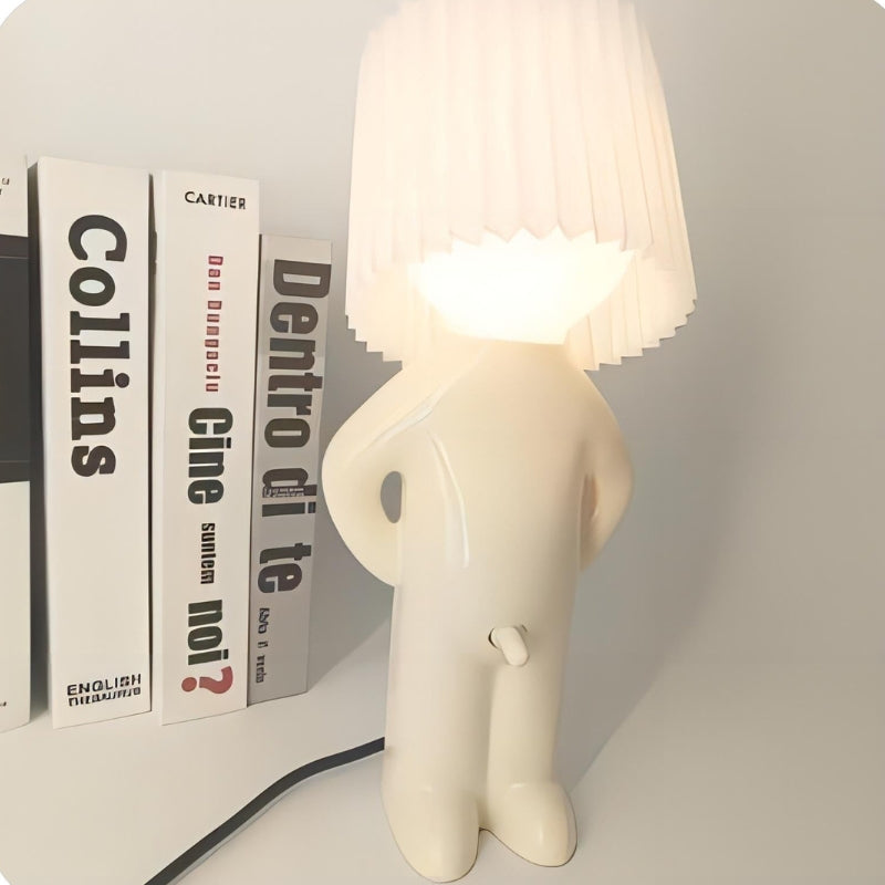 WhimsiGlow - Figurlampe med plissert skjermpersonlighet